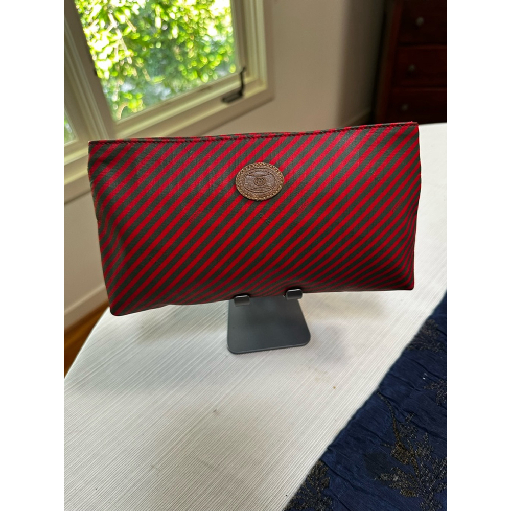 Gucci Red and Green Stripe Pouch